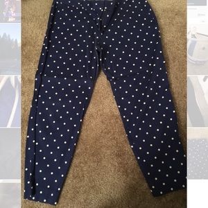 J. Crew polka dot pants